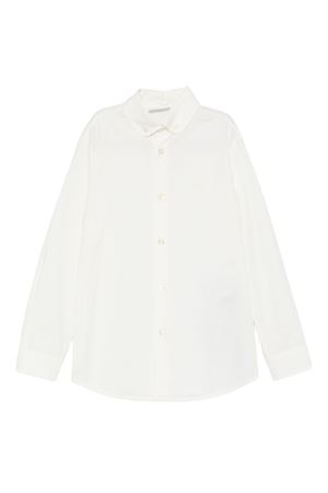 camicia in cotone bianco GUCCI KIDS | 834592XWA5G9072